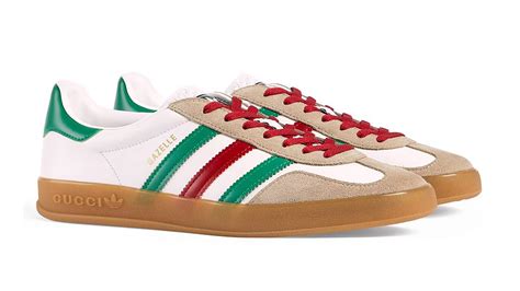 adidas x gucci gazelle white|adidas x gucci goat.